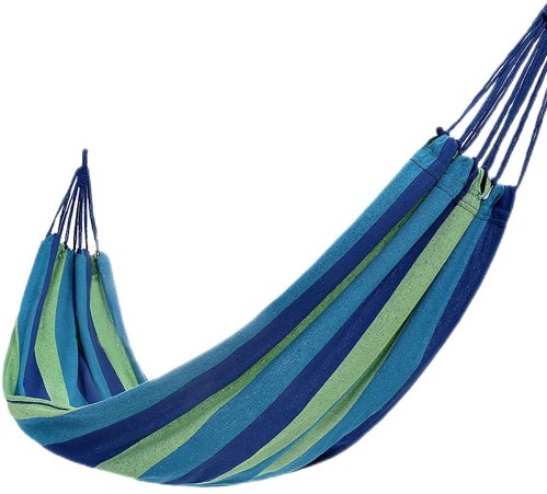 Hamac Maxima 180 x 80 cm, până la 120 kg, albastru/verde