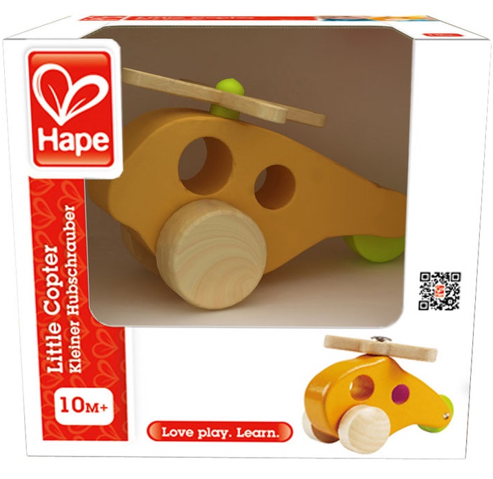 Jucarie pentru copii Hape - Elicopter, din lemn