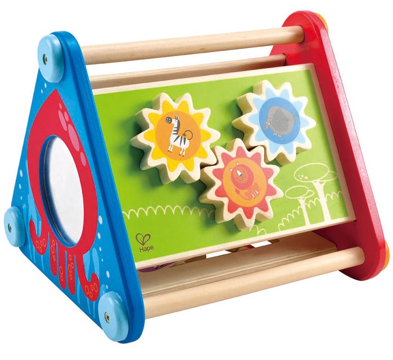 Casuta educativa Hape, din lemn