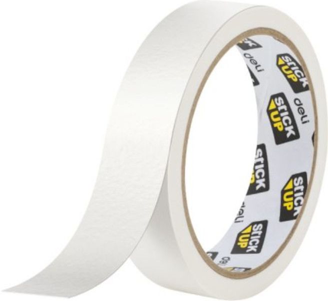 Bandă adezivă din hârtie Deli Stick Up - EA512, 20 mm х 20 m