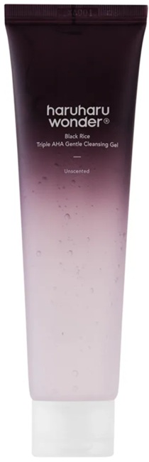 Haruharu Wonder Black Rice Gel de curățare facială Triple AHA, 100 ml