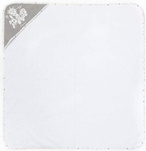 Prosop Bambino casa - Paris bianco, grigio, 100 х 100 cm