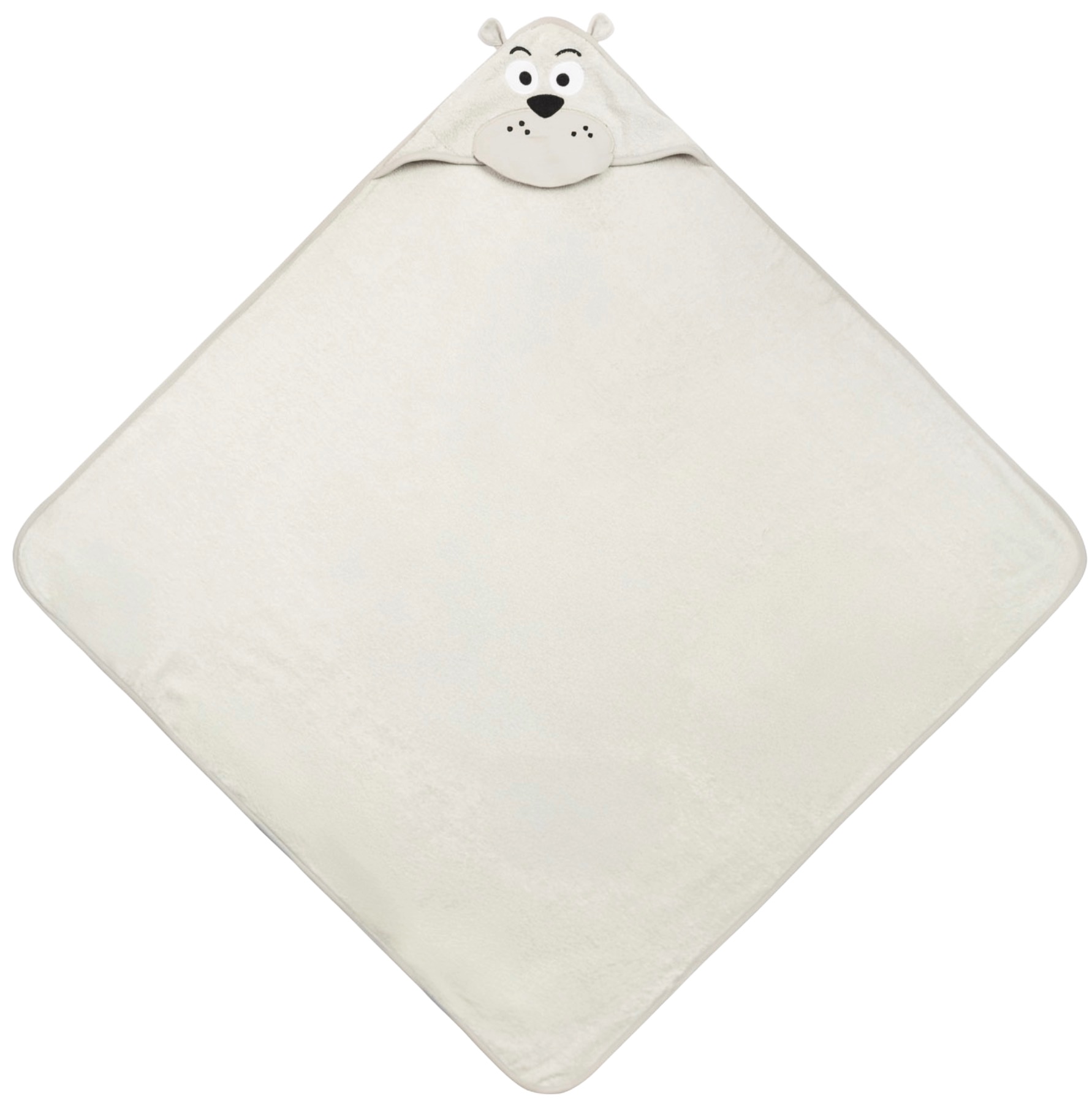 Prosop cu glugă Sensillo - Water Friends, urs, 100 х 100 cm