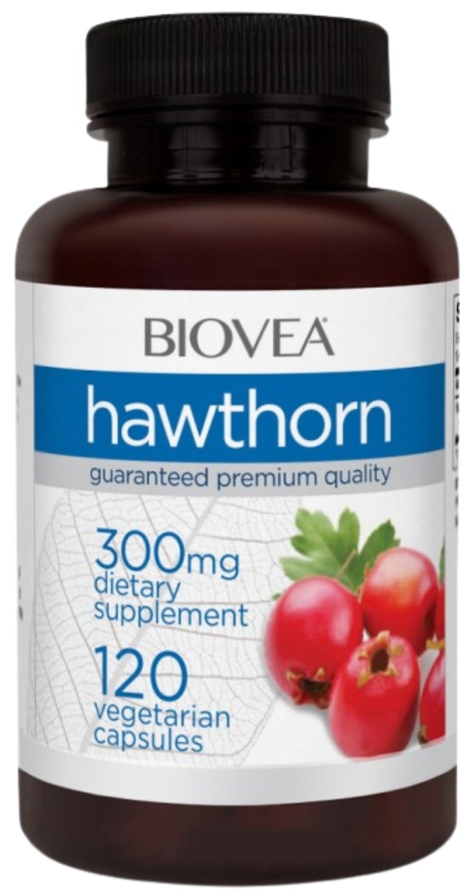 Hawthorn, 300 mg, 120 capsule, Biovea