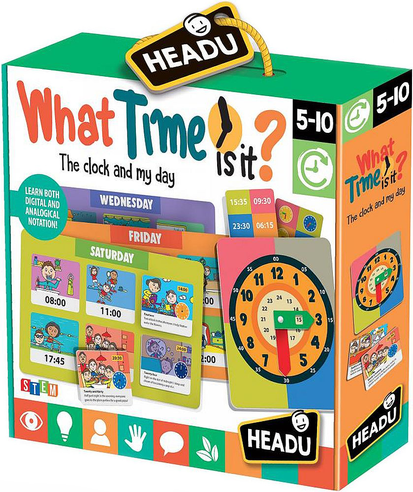 Set educativ Headu - Cat este ceasul