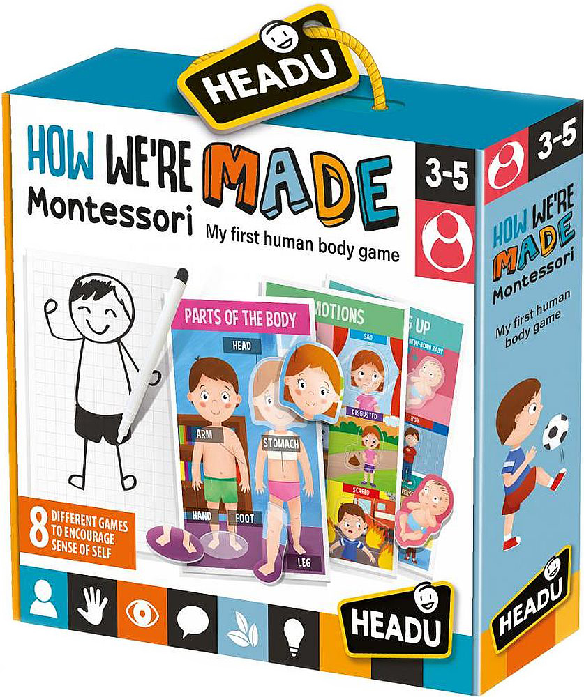 Joc educativ Headu Montessori - Cum am fost facuti