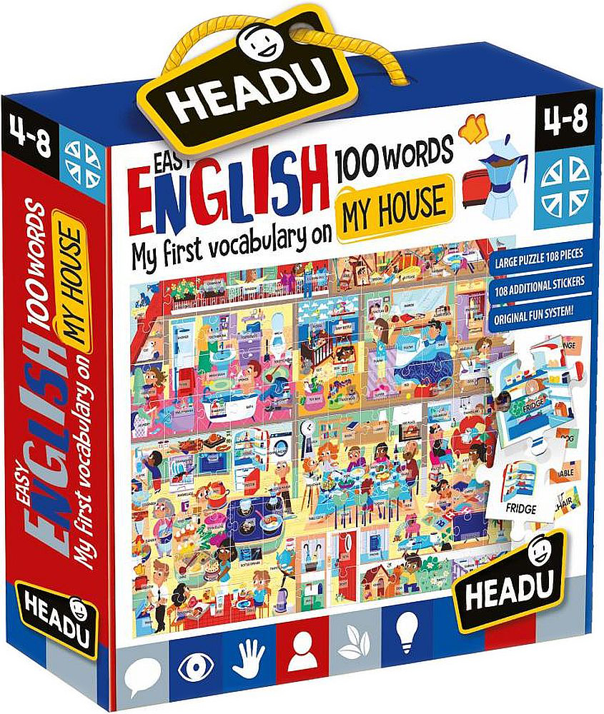 Joc educativ Headu - Casa mea, primele 100 de cuvinte in engleza