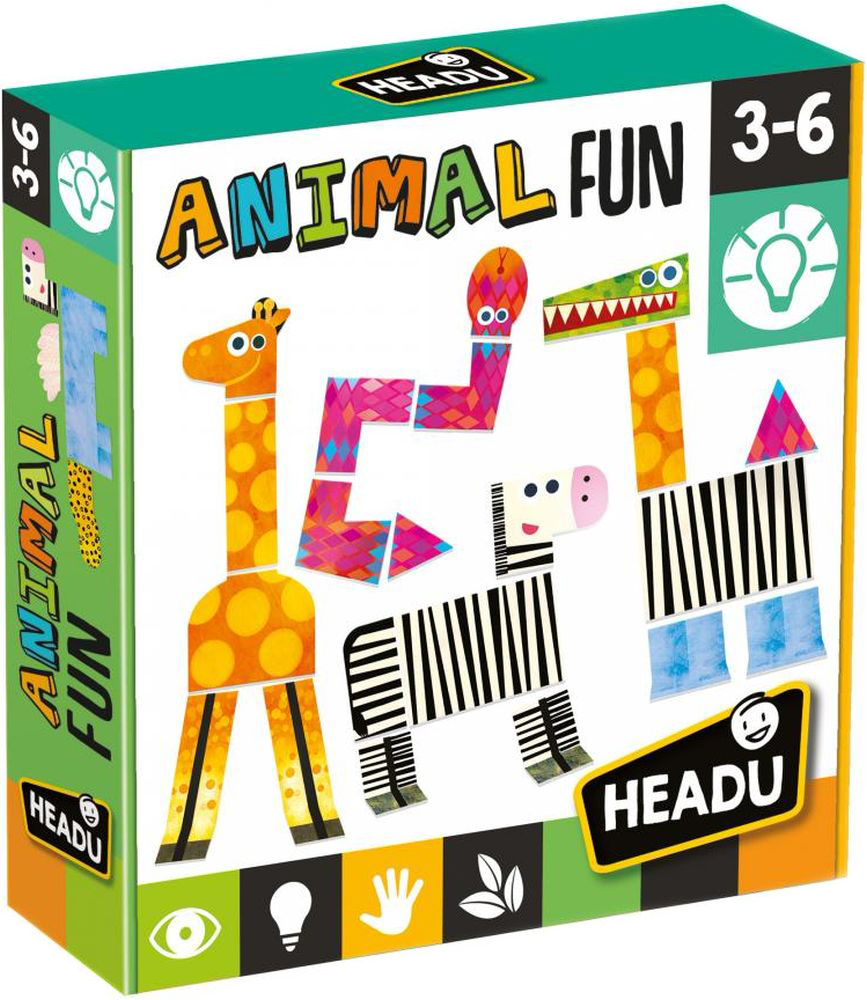 Set creativ Headu Montessori - Animale in savana