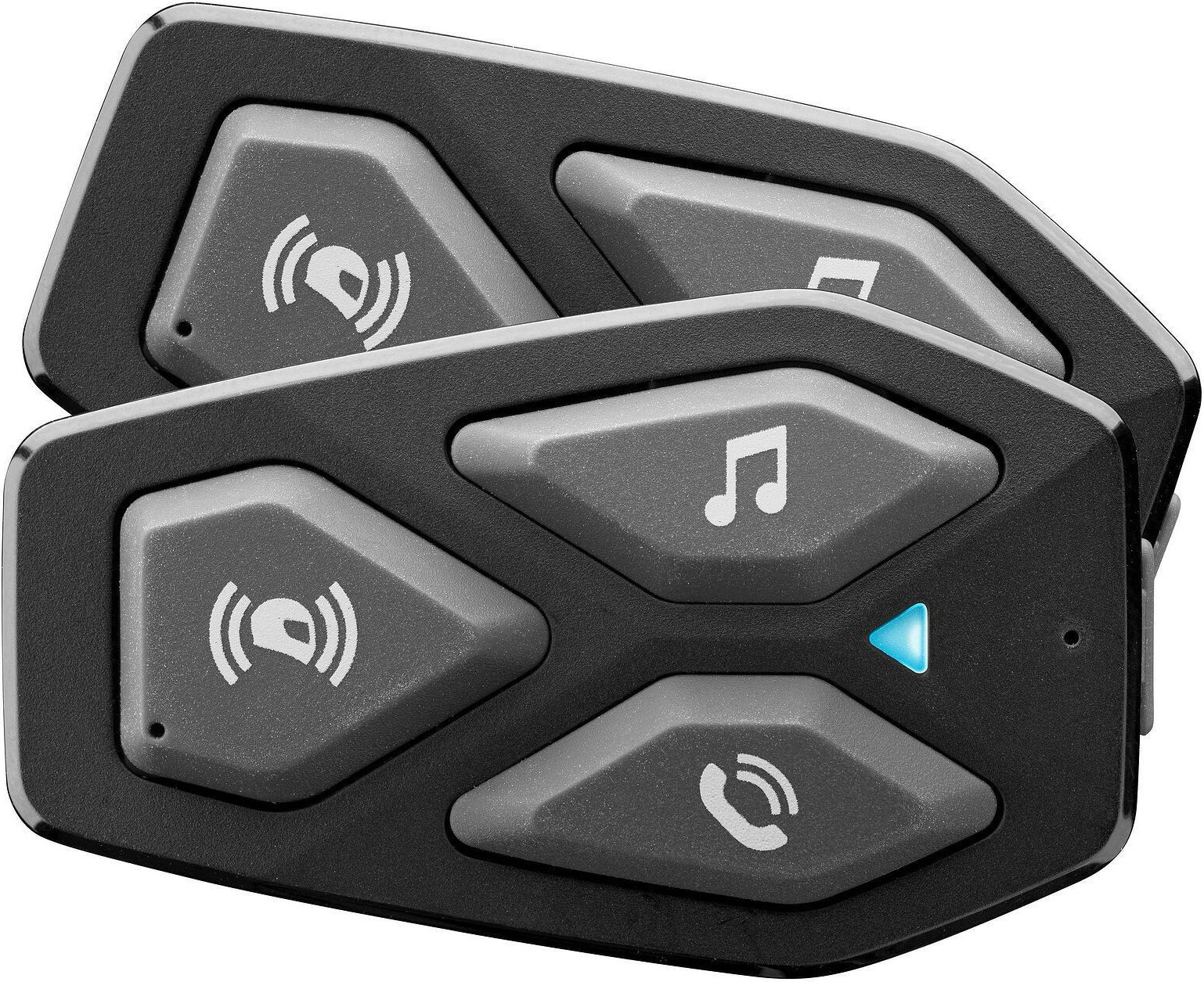 Headset pentru cască Interphone - UCOM3, 2 buc, negru