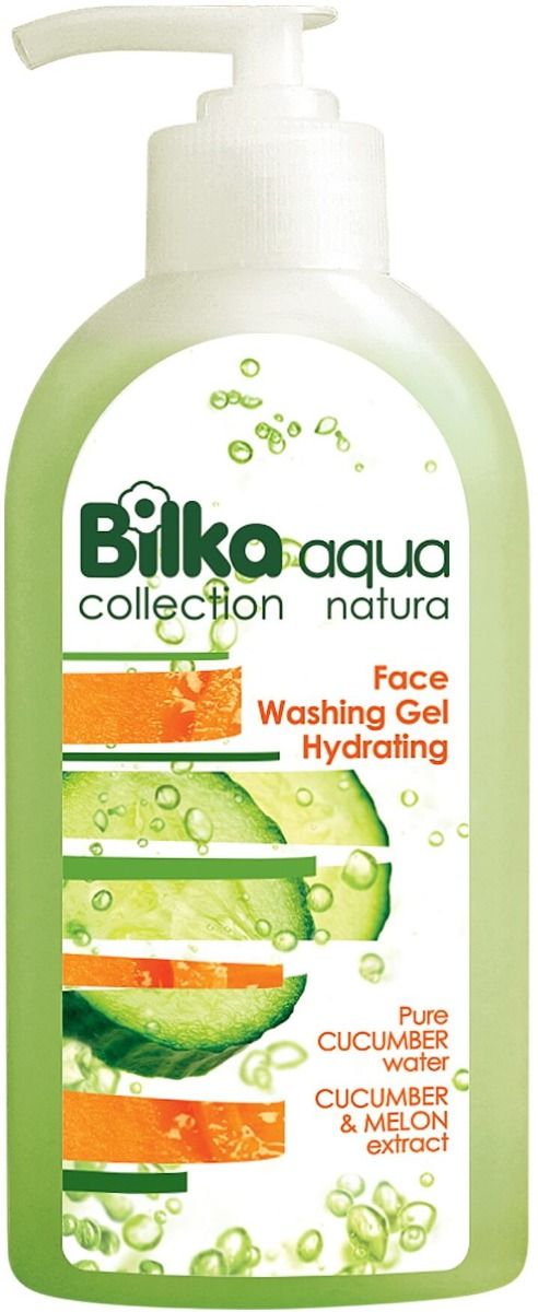 Gel hidratant pentru curățarea feței Bilka Aqua Natura, 200 ml