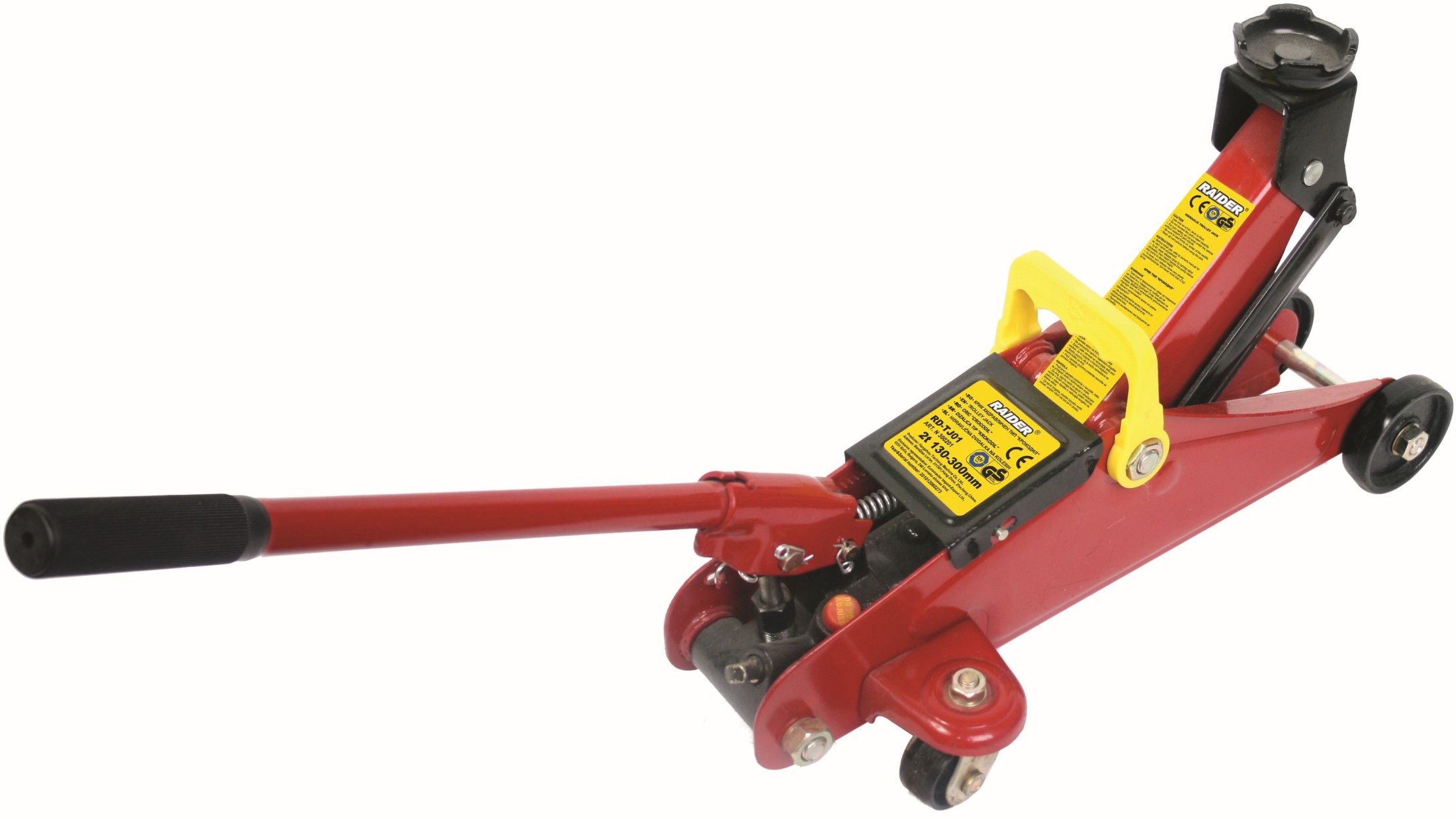 Cric hidraulic Raider - RD-TJ02, tip crocodil, 2 t, 125-390 mm