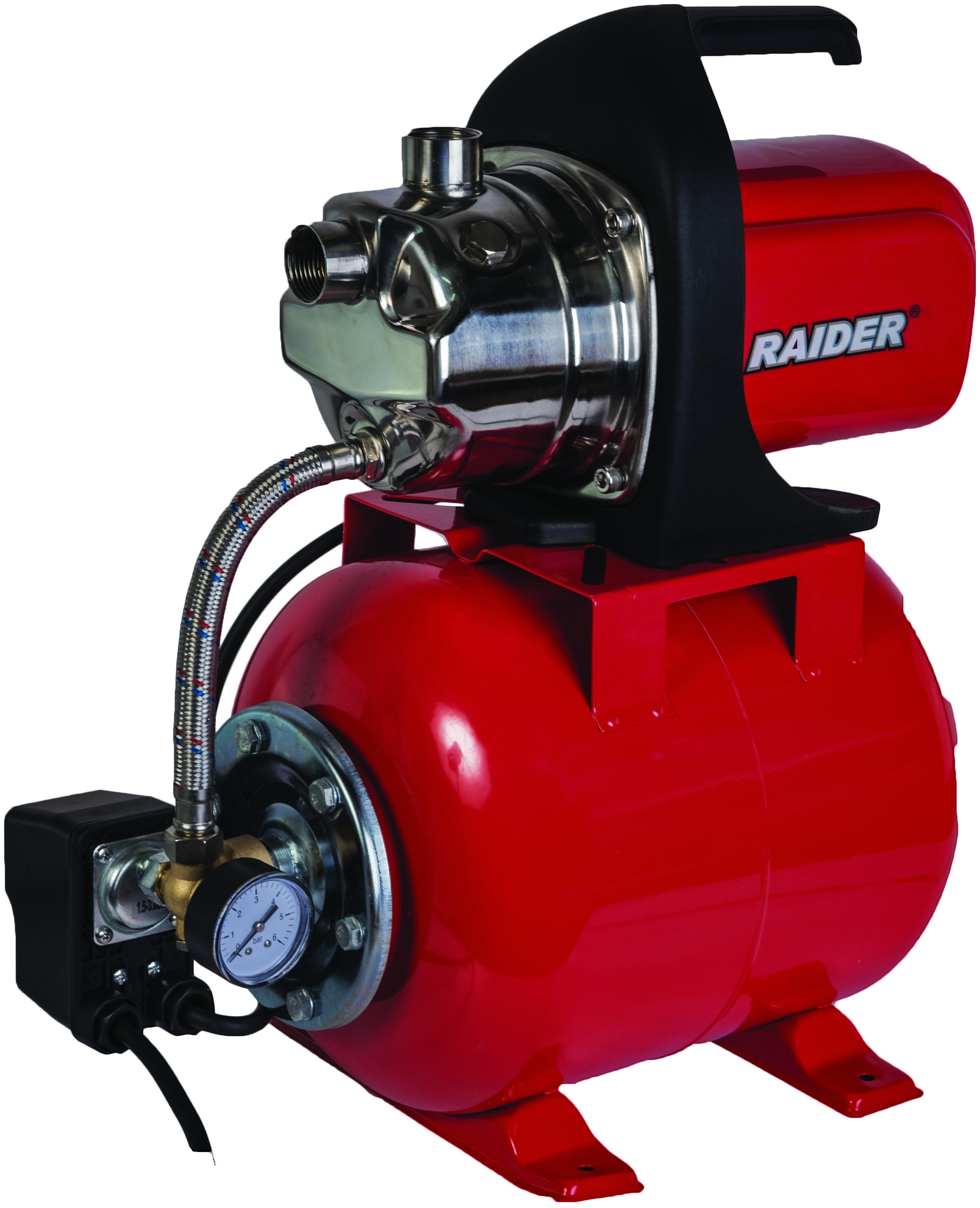 Pompă hidroforă Raider - RD-WP1200J, 1200W, 1'', 64 l/min