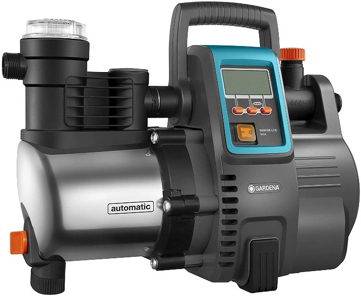 Sistem hidrofor cu presostat electronic Gardena – Premium 6000/6E LCD Inox, 1300 W