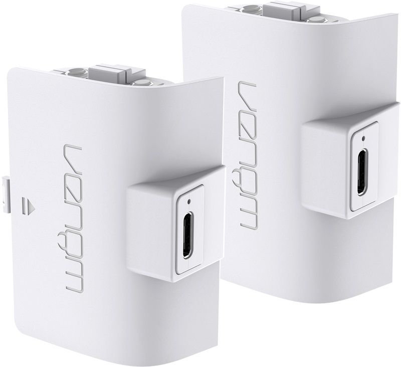 High Capacity Twin Battery Pack Venom - white, 1100 mAh (Xbox Series X|S)