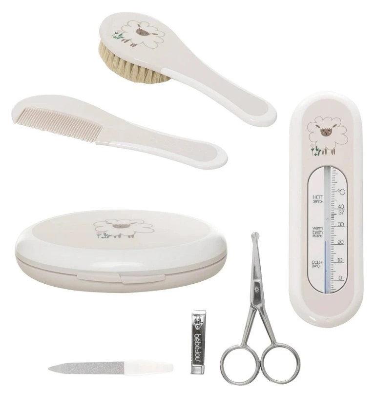 Set igienic pentru bebeluși Bebe-Jou - Tiny Sheep, bej