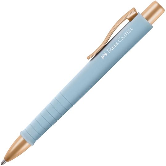 Pix automat Faber-Castell Poly Ball - Albastru ceresc