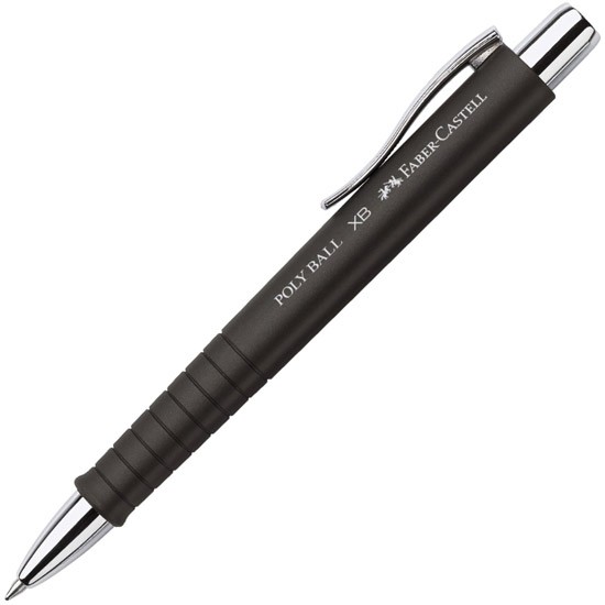 Pix Faber-Castell - Poly Ball XB, negru