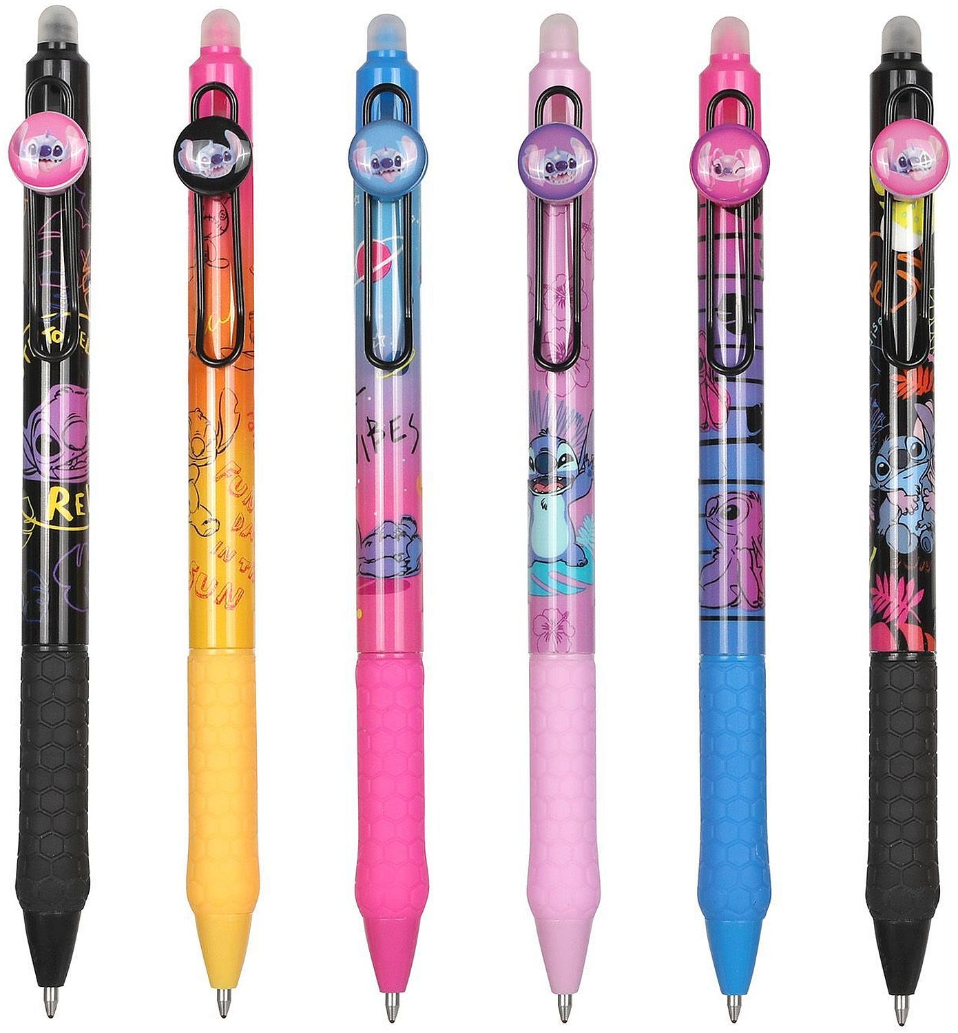Pix cu radieră  Cool Pack Stitch - Black, sortiment