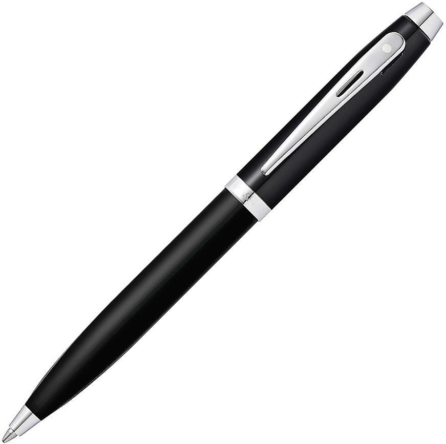 Pix cu bilă Sheaffer 100 - negru mat, cromat și finisaj cromat