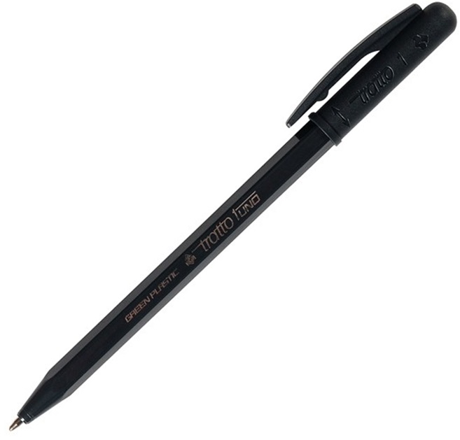Stilou Tratto Uno - 1 mm, negru