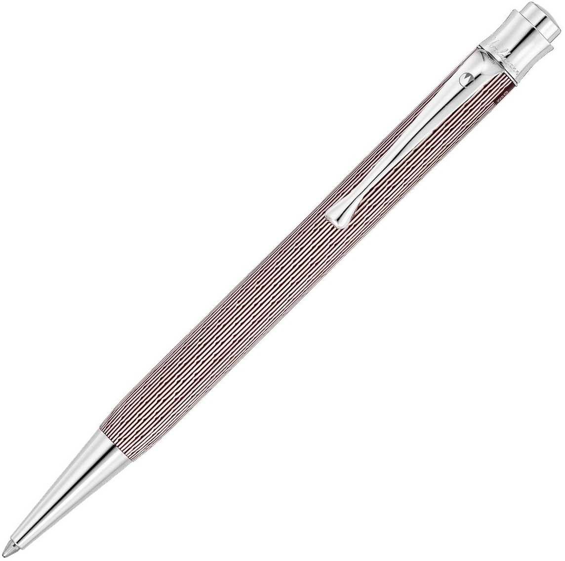 Waldmann Tango pen - Argintiu, Burgundia