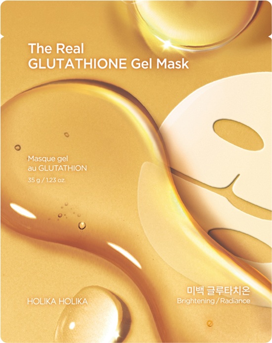 Holika Holika Mască facială cu gel The Real Gluthatione, 35 g