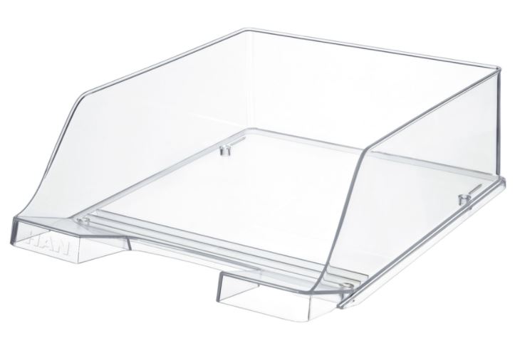 Suport orizontal de birou Han - XXL, transparent