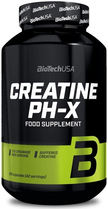 Creatine PH-X, 210 capsule, BioTechUSA - imagine 2