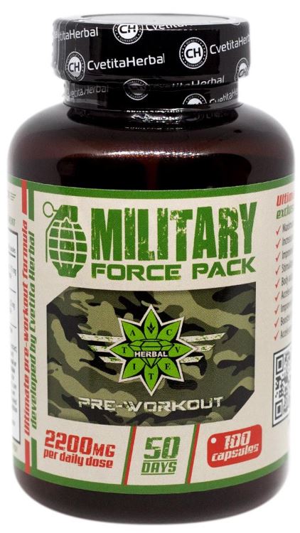 Military Force Pack, 100 capsule, Cvetita Herbal