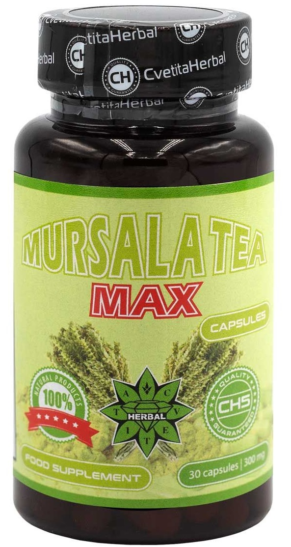 Mursala Tea Max, 300 mg, 30 capsule, Cvetita Herbal