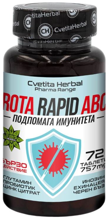 Rota Rapid ABC, 72 tablete, Cvetita Herbal