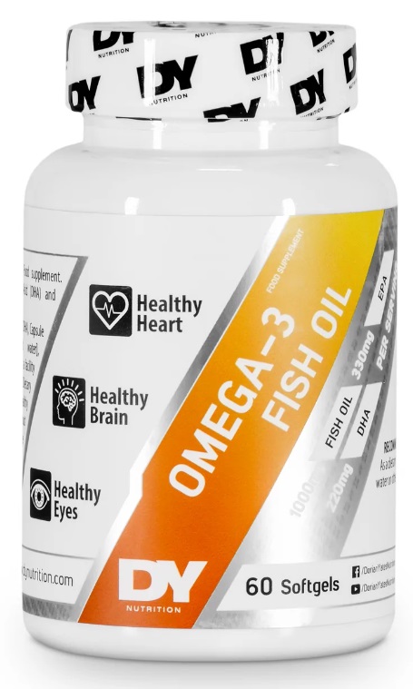 Omega-3 Fish Oil, 60 capsule, Dorian Yates Nutrition