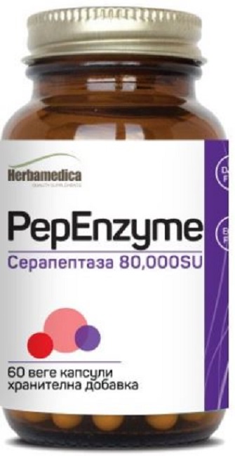 PepEnzyme, 60 capsule vege, Herbamedica