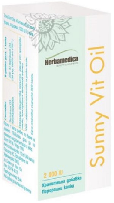 Sunny Vit Oil, 2000 IU, 10 ml, Herbamedica