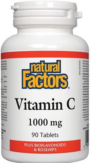 Vitamin C, 1000 mg, 90 tablete, Natural Factors
