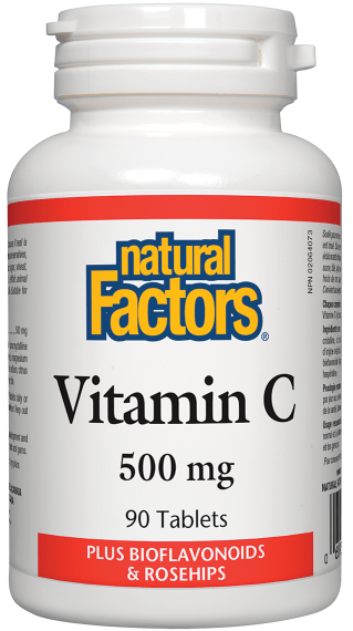 Vitamin C, 500 mg, 90 tablete, Natural Factors