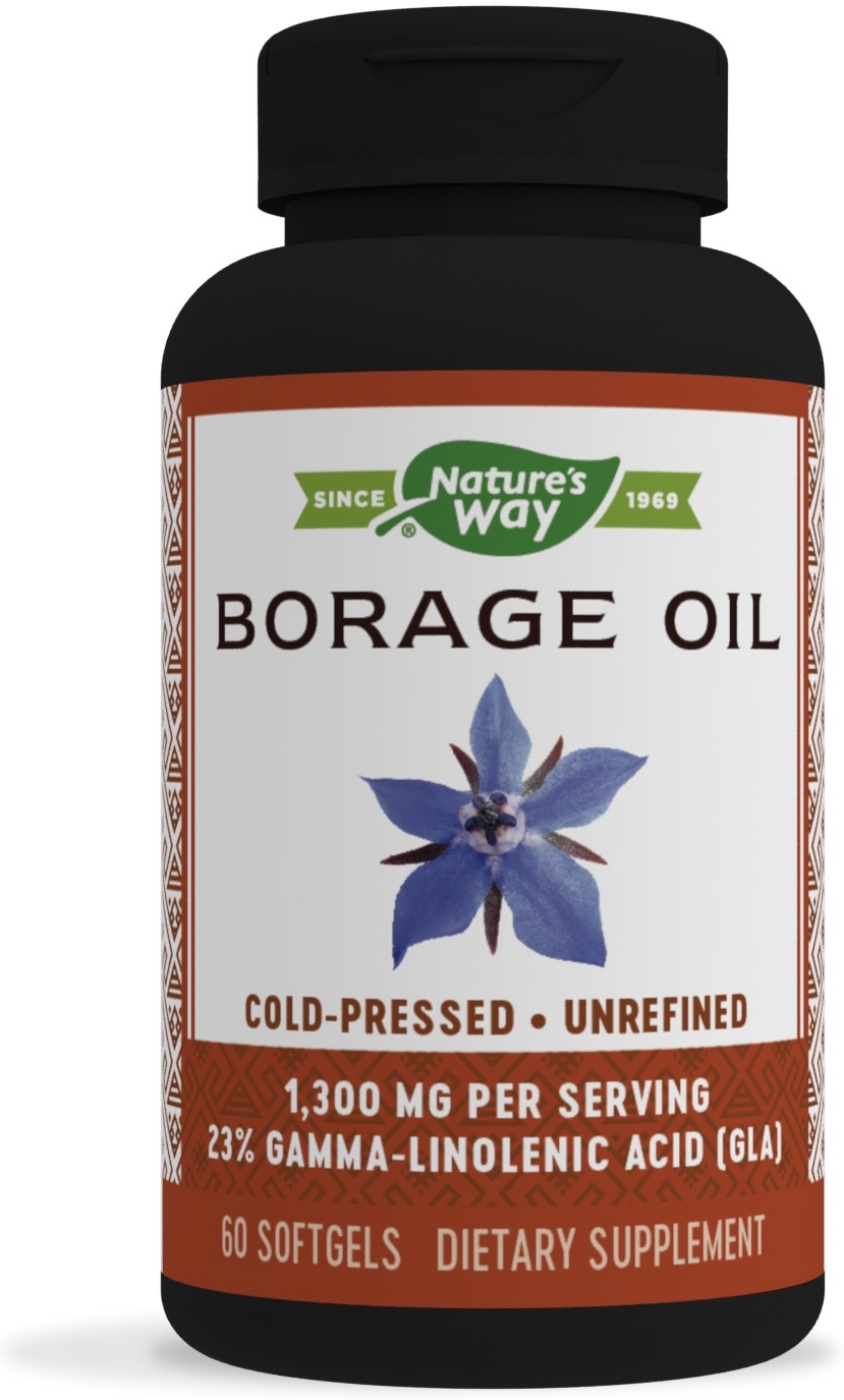 Borage Oil, 60 capsule moi, Nature's Way