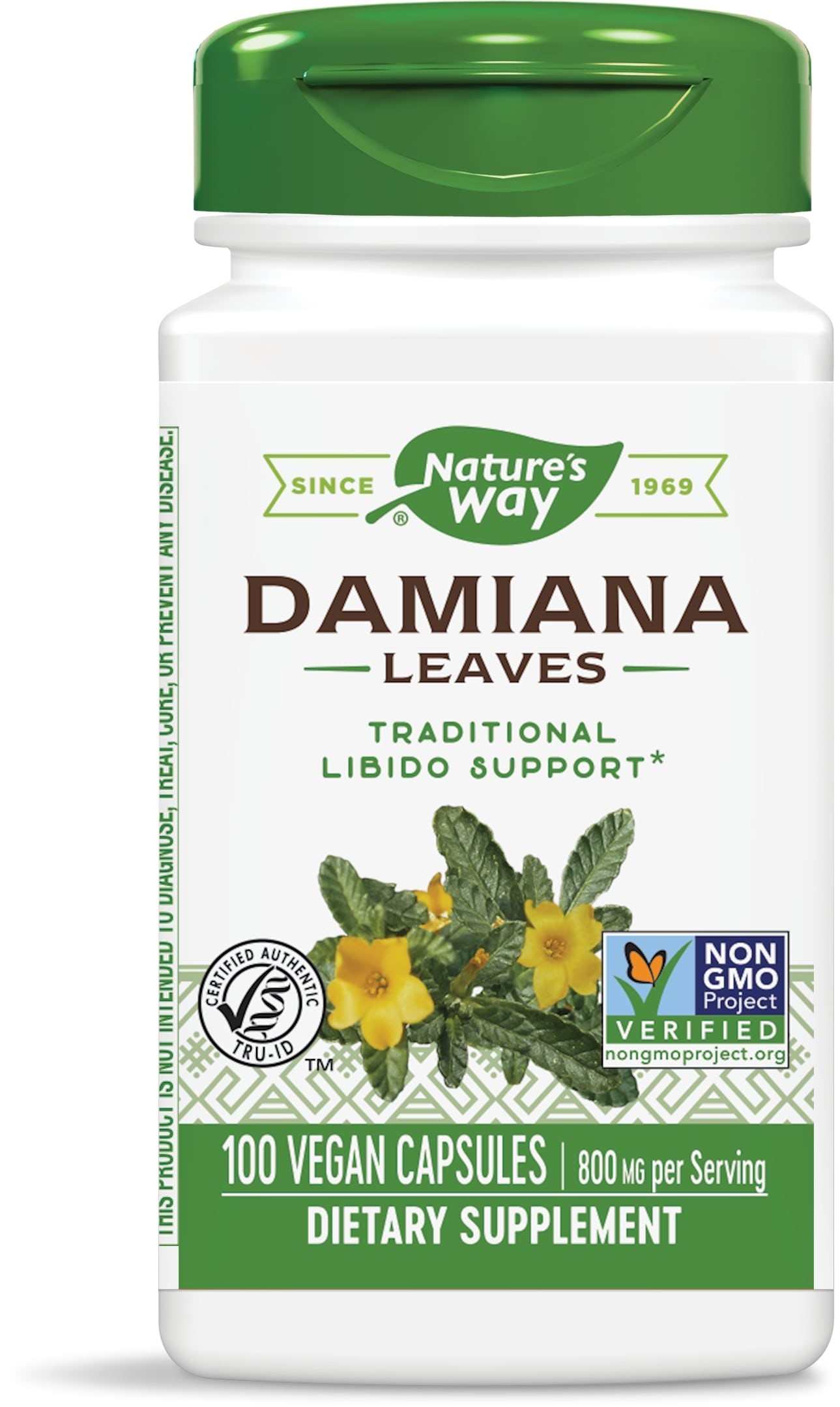 Damiana Leaves, 400 mg, 100 capsule, Nature's Way