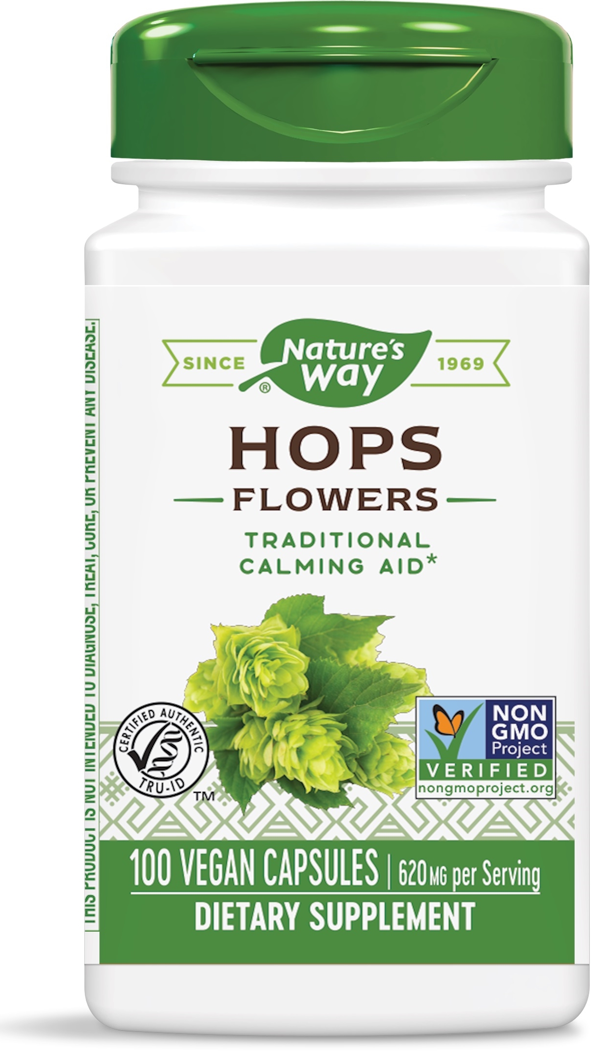 Hops Flowers, 100 capsule, Nature's Way