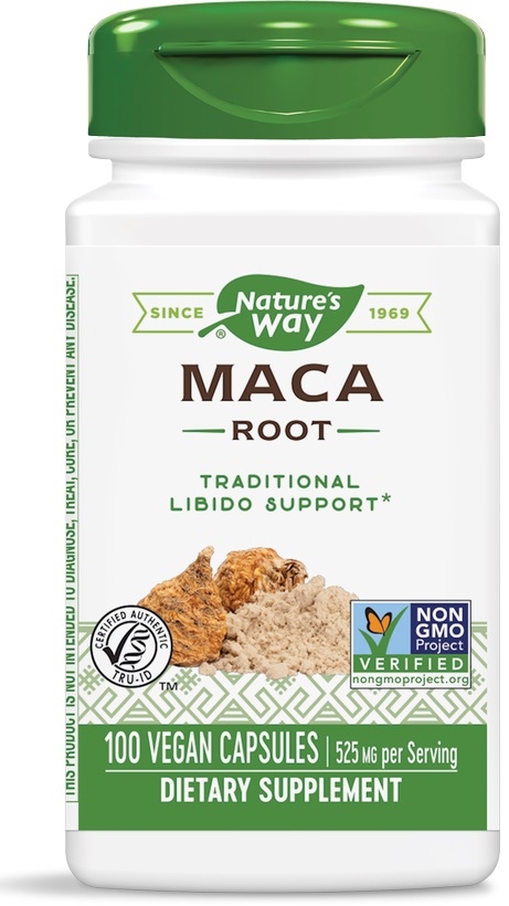 Maca root, 525 mg, 100 capsule, Nature’s Way