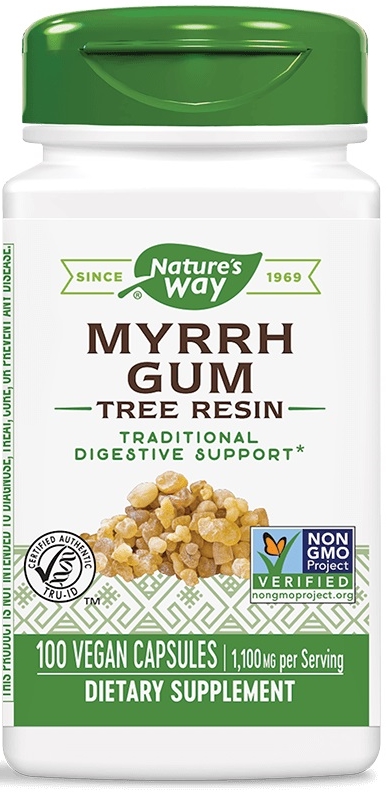 Myrrh Gum Tree Resin, 100 capsule, Nature's Way