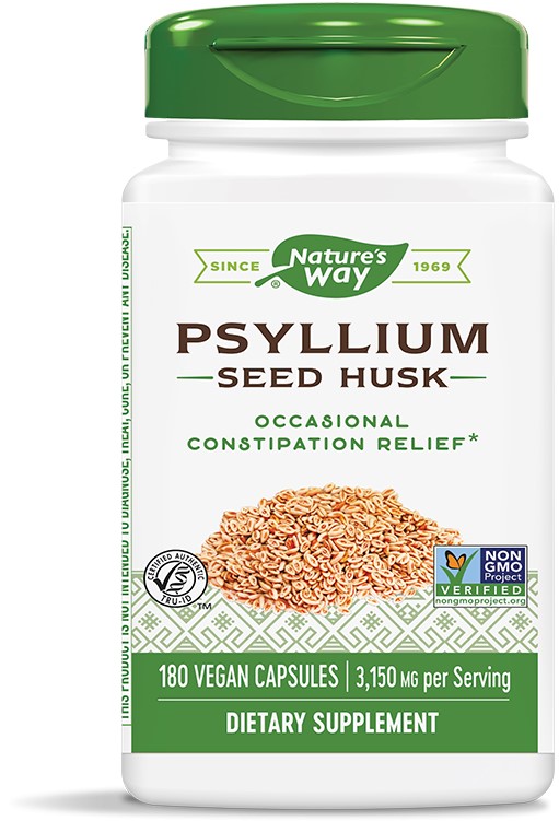 Psyllium Seed Husk, 525 mg, 180 capsule, Nature's Way
