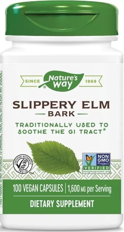 Slippery Elm Bark, 400 mg, 100 capsule, Nature's Way