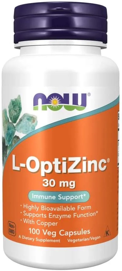 L-OptiZinc, 100 capsule, Now