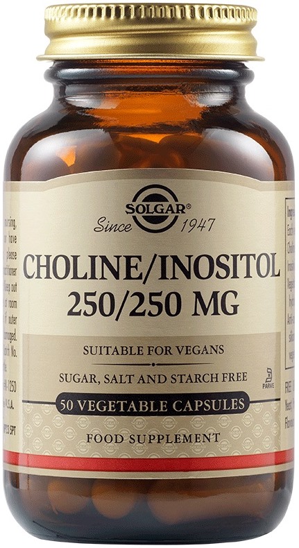 Choline/Inositol, 50 capsule, Solgar