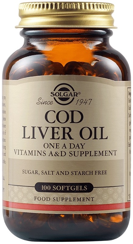 Ulei din ficat de cod, 100 capsule, Solgar - imagine 5