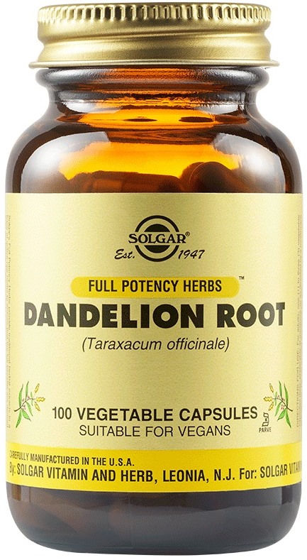Dandelion Root, 100 capsule vegetale, Solgar