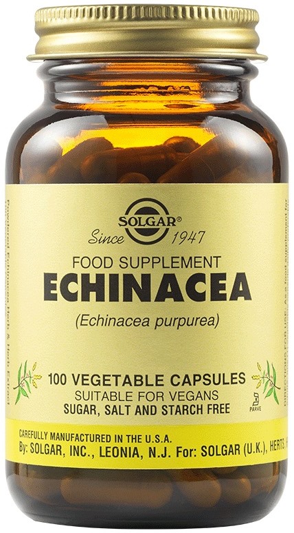 Echinacea, 100 capsule vegetale, Solgar