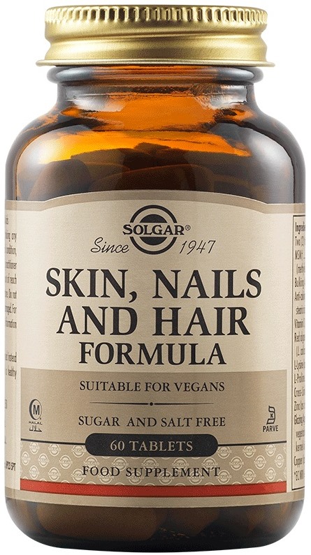 Hair, Skin and Nail Formula, 60 tablete, Solgar