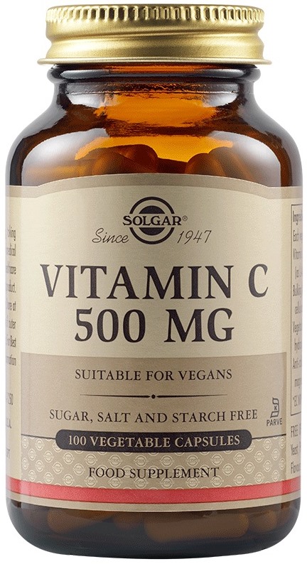 Vitamin C 500mg, 100 capsule, Solgar - imagine 3